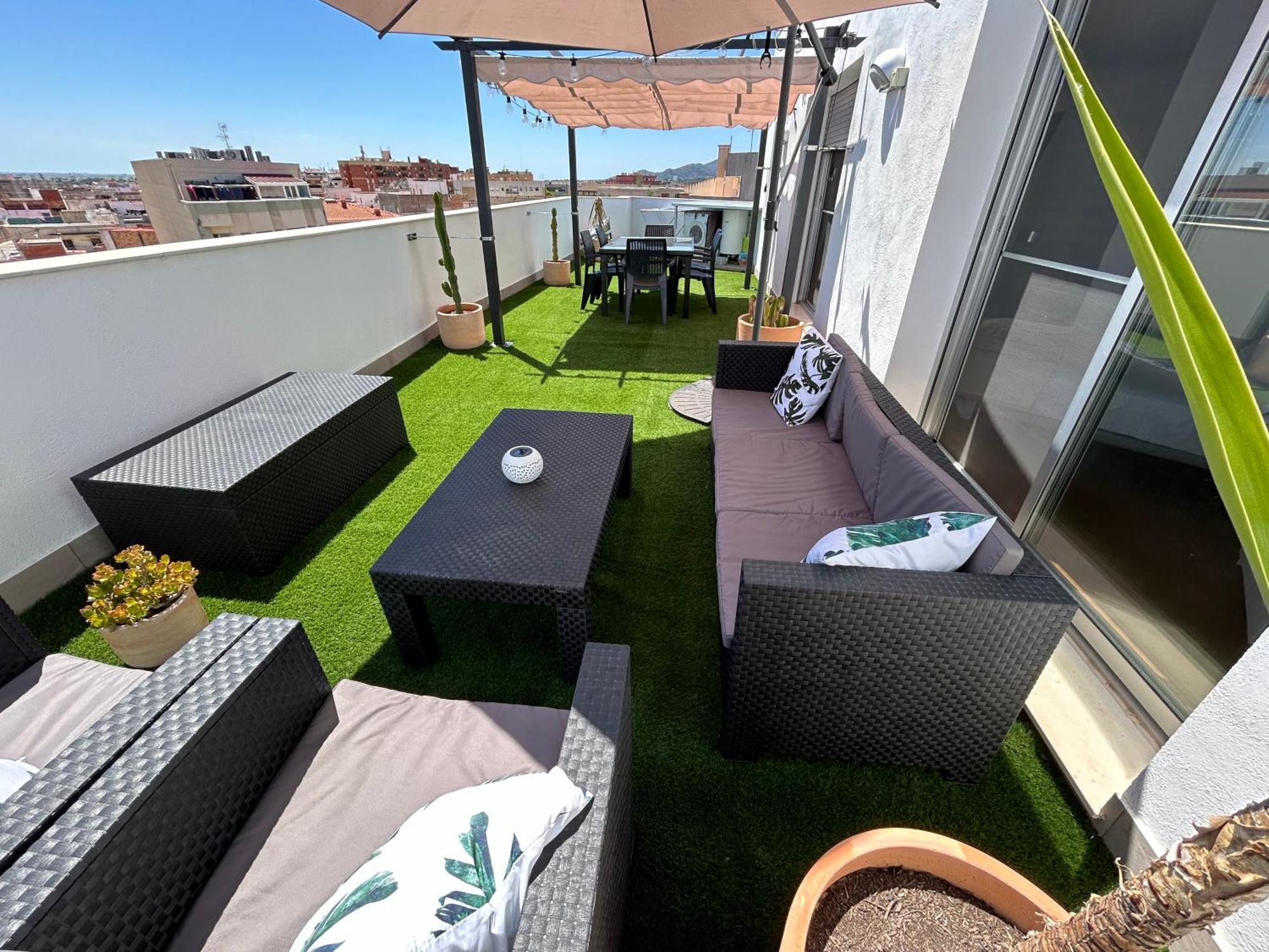 Lo balconet del Delta. Àtic-dúplex vacacional. Amposta Exterior foto