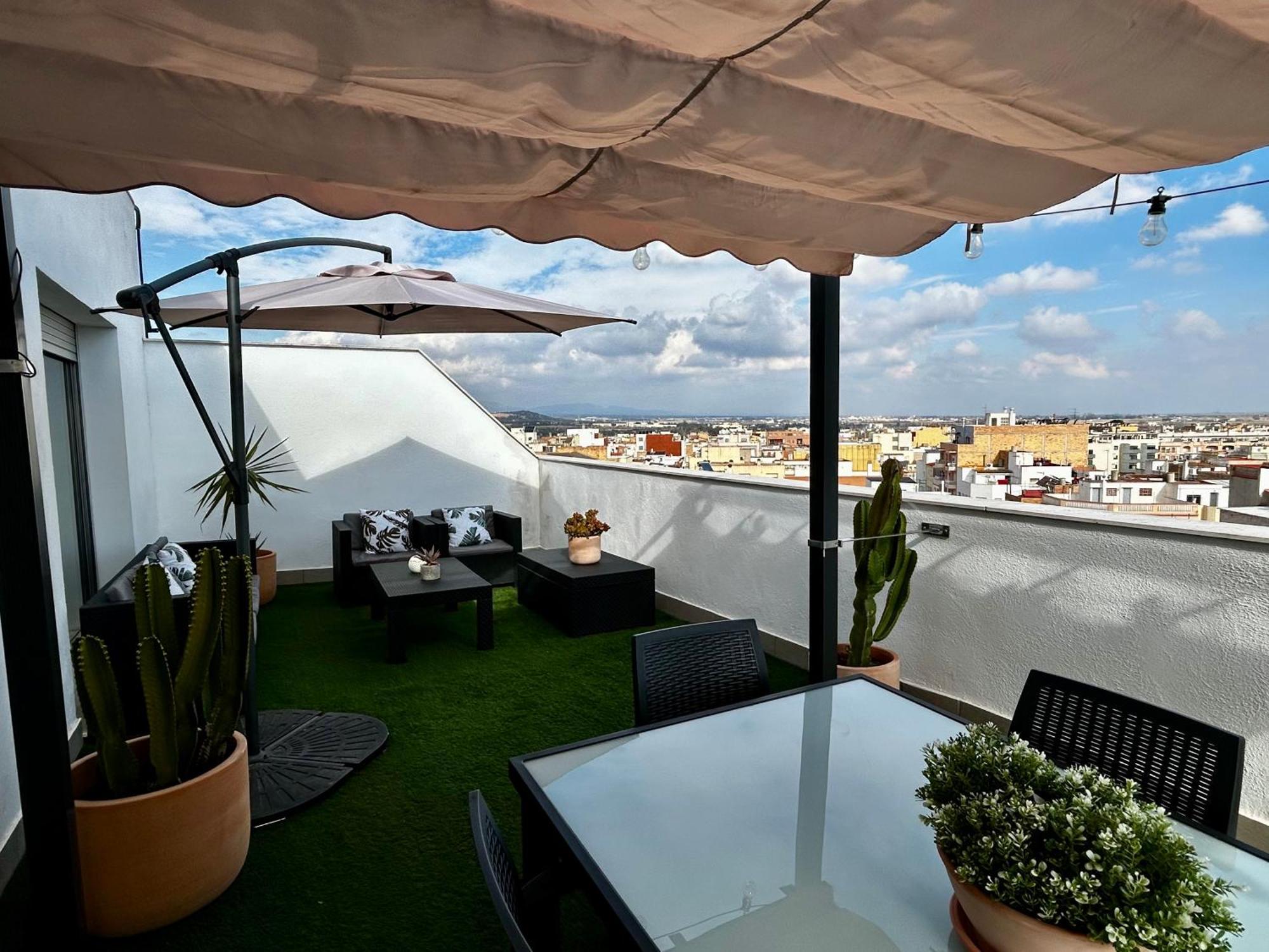 Lo balconet del Delta. Àtic-dúplex vacacional. Amposta Exterior foto