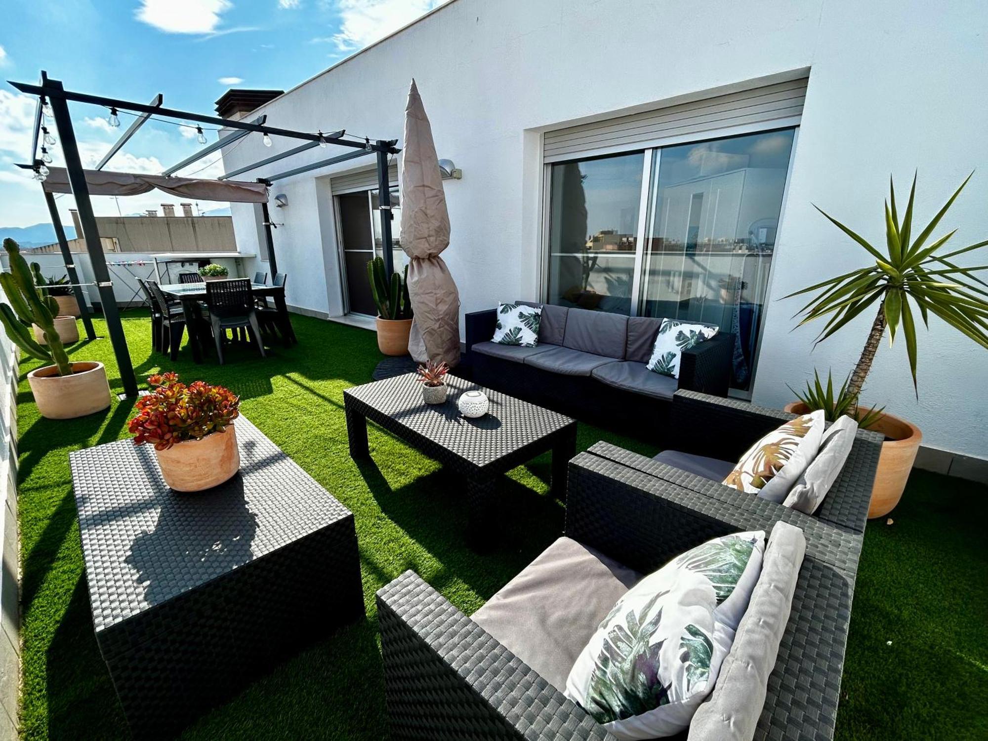 Lo balconet del Delta. Àtic-dúplex vacacional. Amposta Exterior foto