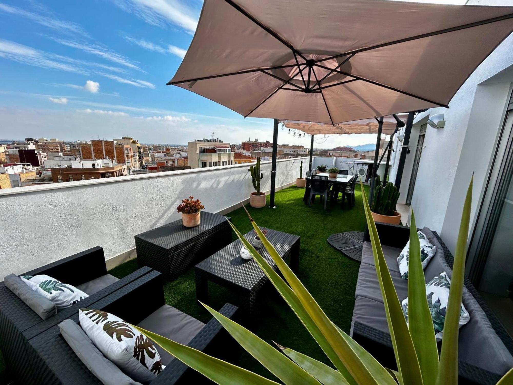 Lo balconet del Delta. Àtic-dúplex vacacional. Amposta Exterior foto