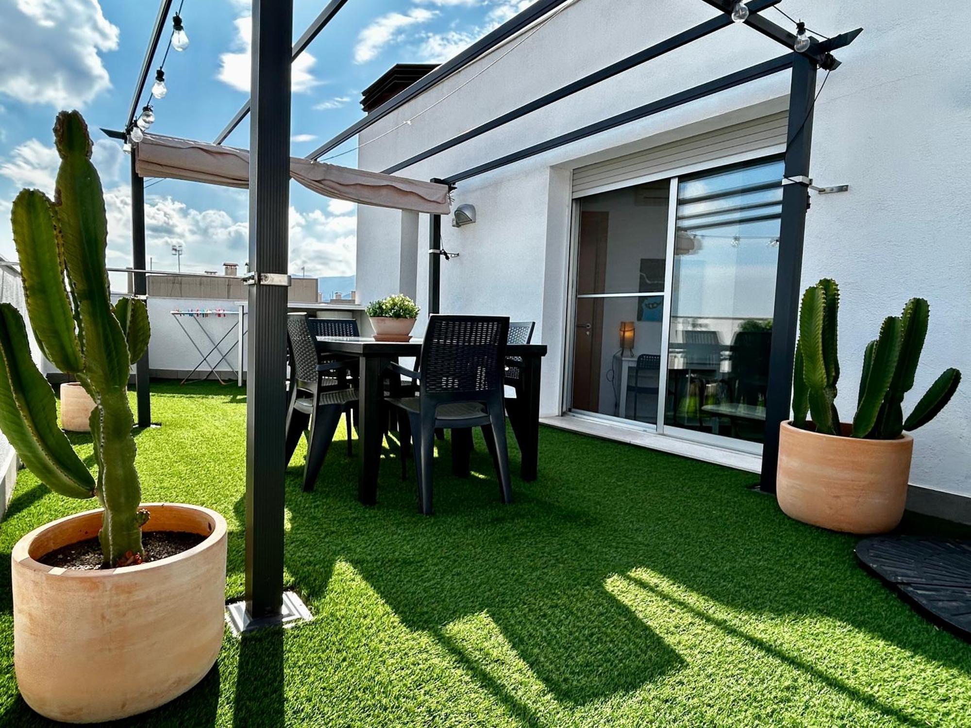 Lo balconet del Delta. Àtic-dúplex vacacional. Amposta Exterior foto
